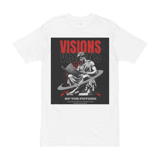 Visionary Heavyweight Tee | Graphic Shirt for Dreamers, Unisex Streetwear, Music Festival Outfit, Gift for Him